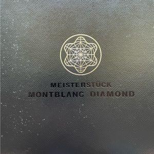 Montblanc Meisterstuck Pen With Diamond